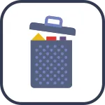 Layout Trashing SVG Icon